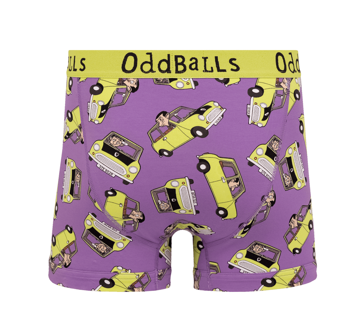 OddBalls Mr Bean Car - Mens Cotton Boxer Shorts