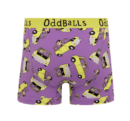 OddBalls Mr Bean Car - Mens Cotton Boxer Shorts
