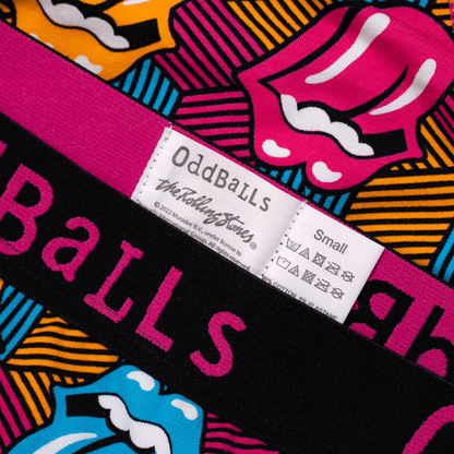 The Rolling Stones - Retro - Mens Cotton Boxer Shorts OddBalls