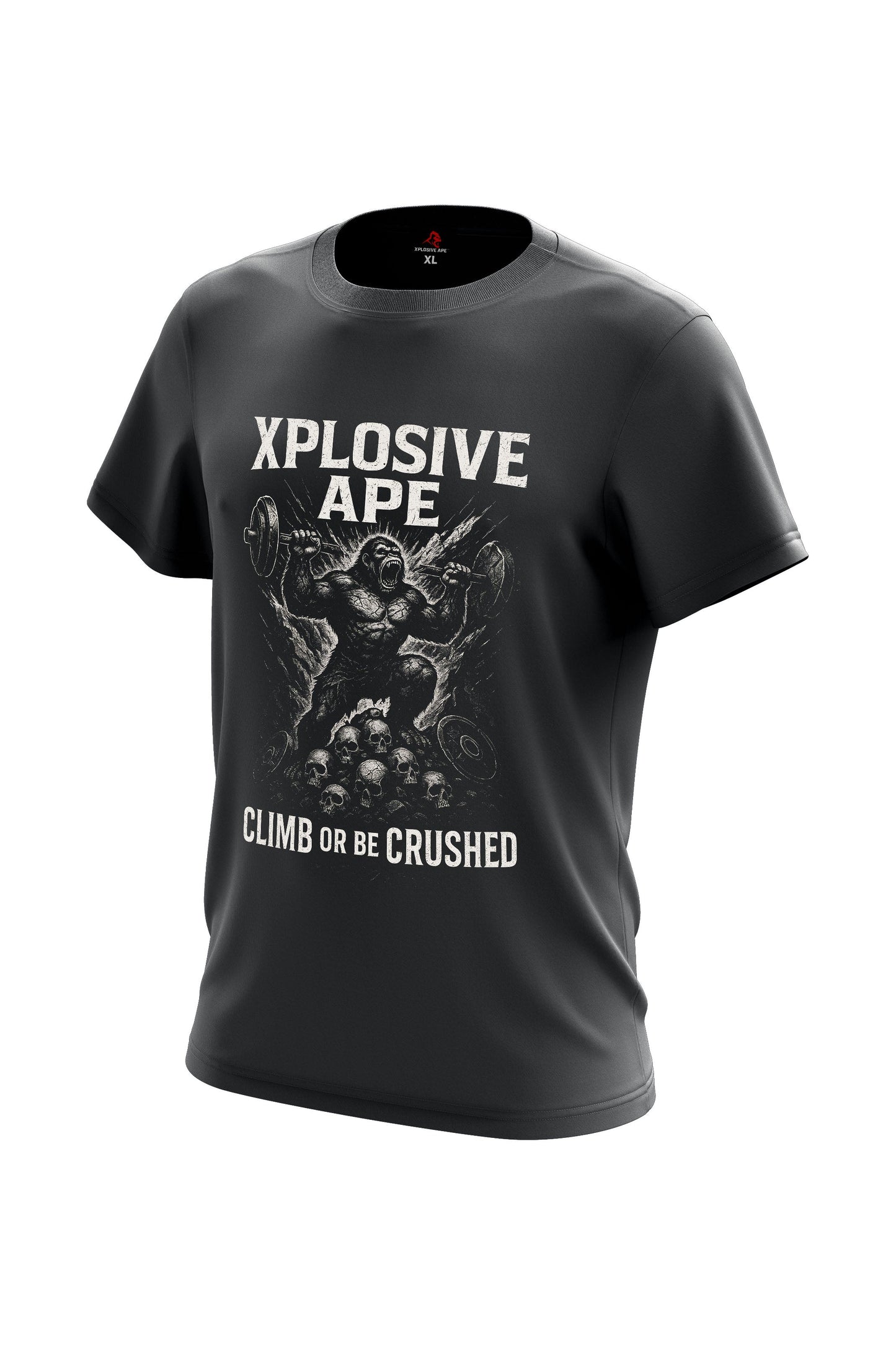 XAPE Iron Summit Tee - Charcoal Xplosive Ape