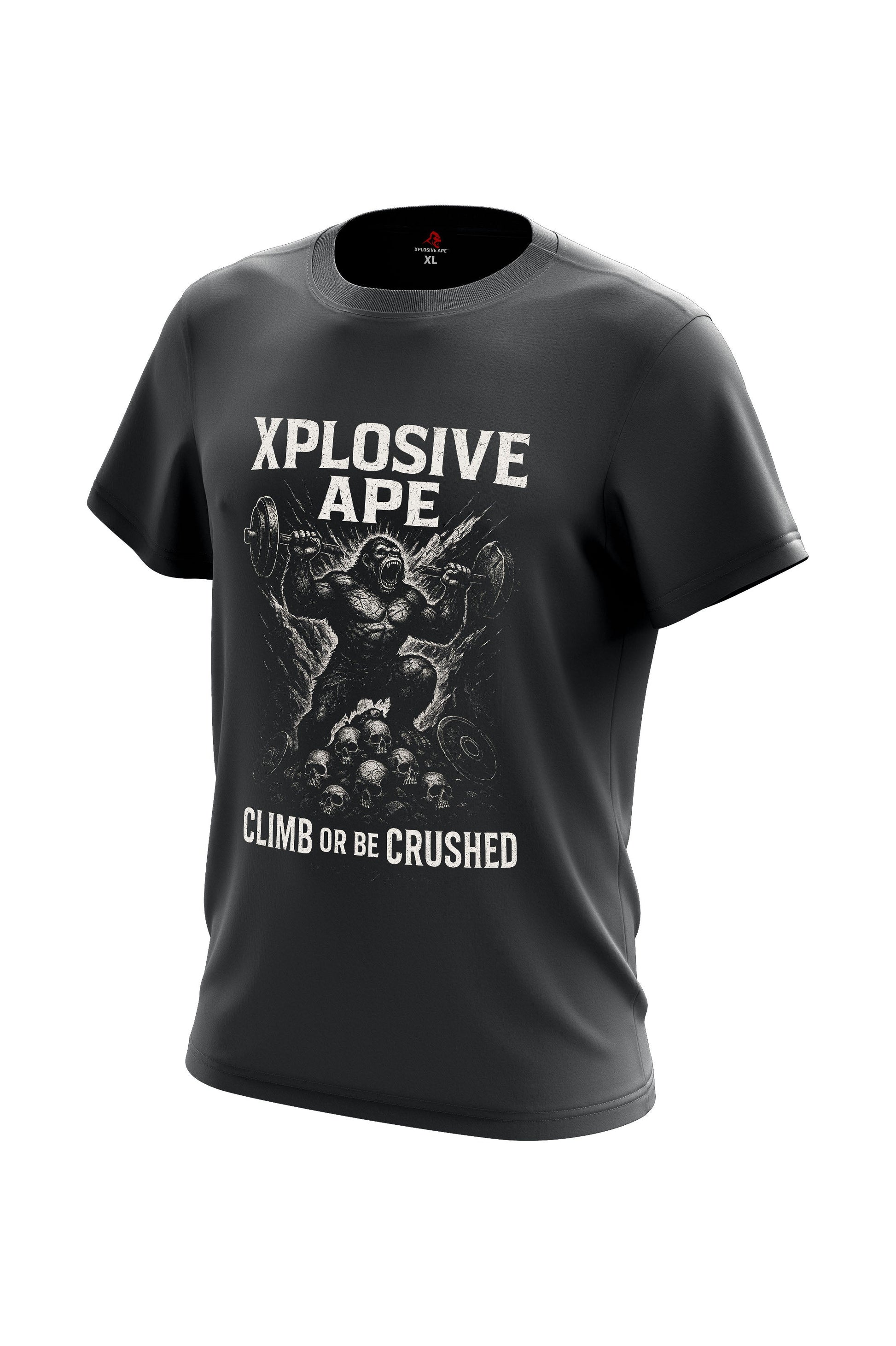 XAPE Iron Summit Tee - Charcoal Xplosive Ape