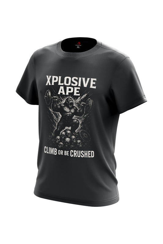 XAPE Iron Summit Tee - Charcoal Xplosive Ape