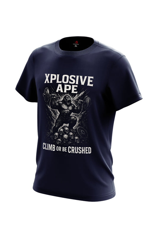 XAPE Iron Summit Tee - Navy Xplosive Ape