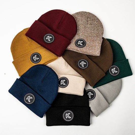 K Icon Burgundy Beanie
