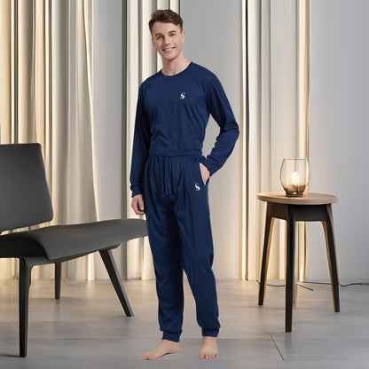 High-Quality Brushed Fabric Men's Pyjama Set.