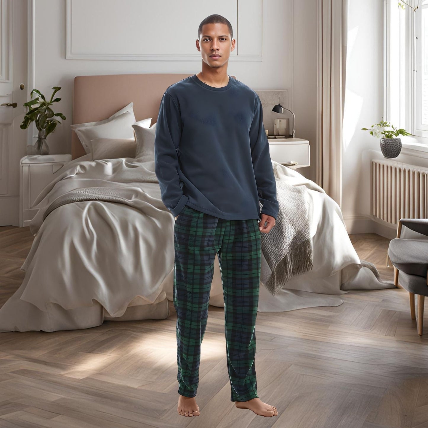 Green Long-Sleeve Pyjama Sets for Ultimate Comfort
