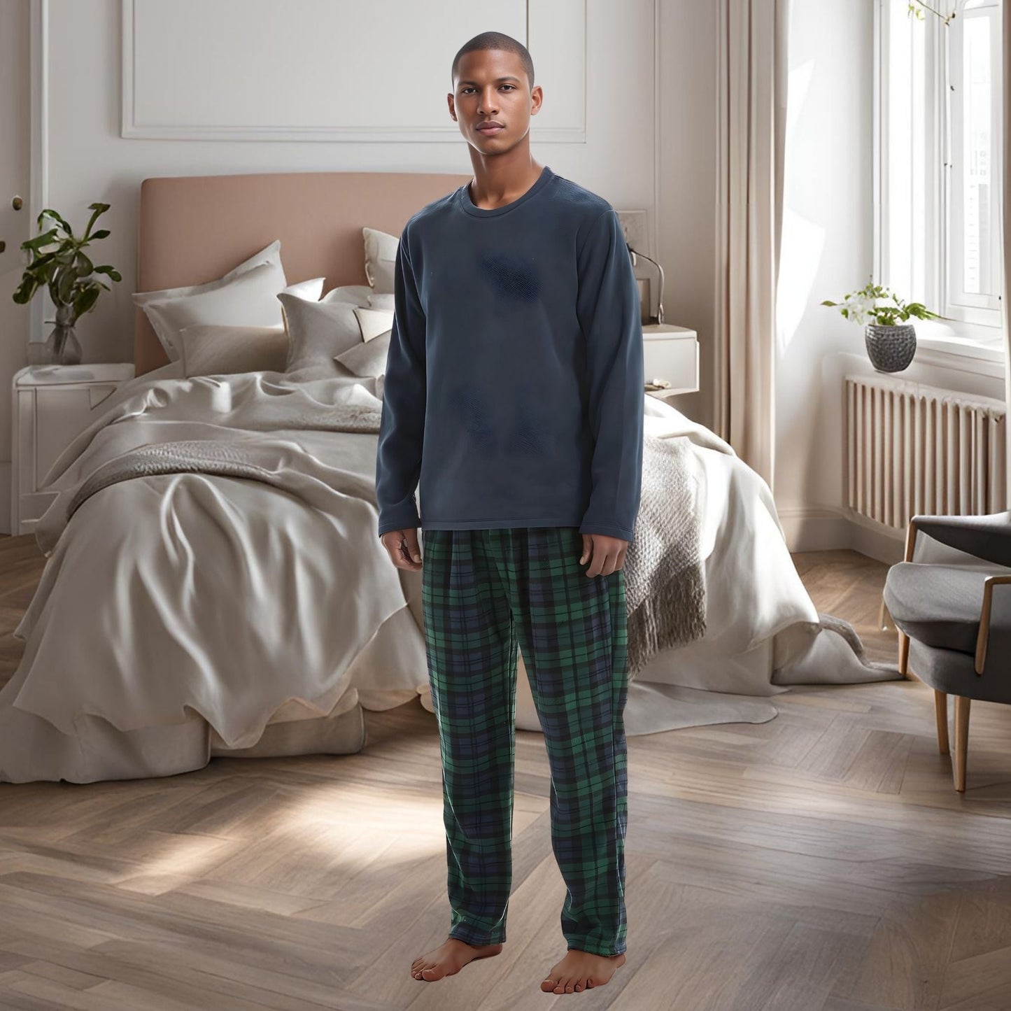 Green Long-Sleeve Pyjama Sets for Ultimate Comfort