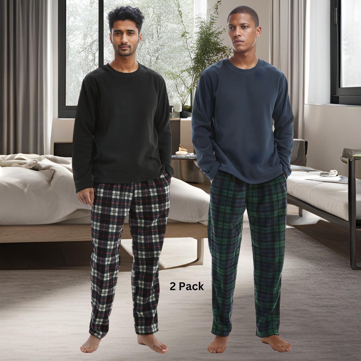 Green Long-Sleeve Pyjama Sets for Ultimate Comfort