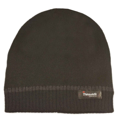 Pack of 2 Mens Stripe Fleece Beanie Hat with 3M Thinsulate Insulation Quick Drying Lightweight Winter Thermal Protection for Skiing Hiking Outdoor by Sock Stack