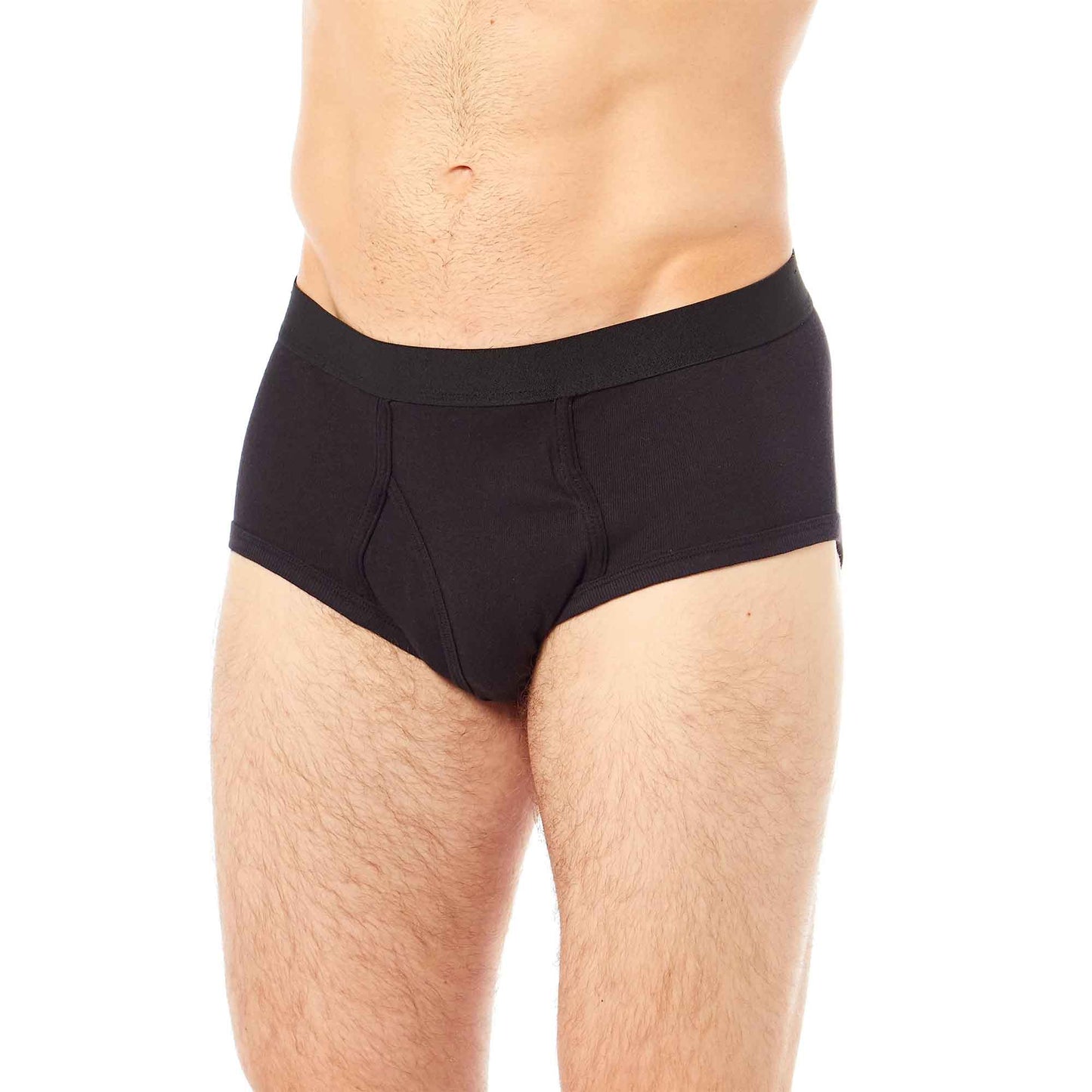 Pack of 6 Mens Cotton Briefs Soft Waistband Breathable Durable Underwear Comfortable All Day Wear MB05/06 by Sock Stack