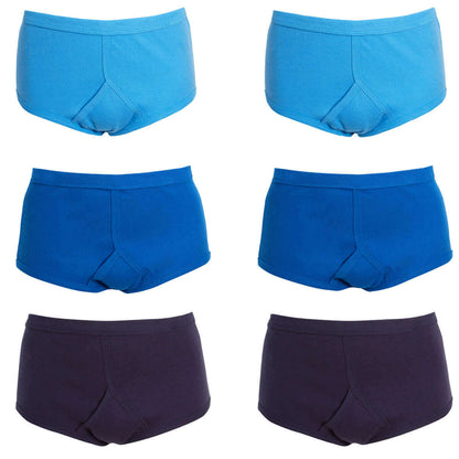 Pack of 6 Mens Organic Cotton Y Front Underpants Breathable Sports and Everyday Wear Various Sizes and Colours Moisture Wicking Comfort by Sock Stack