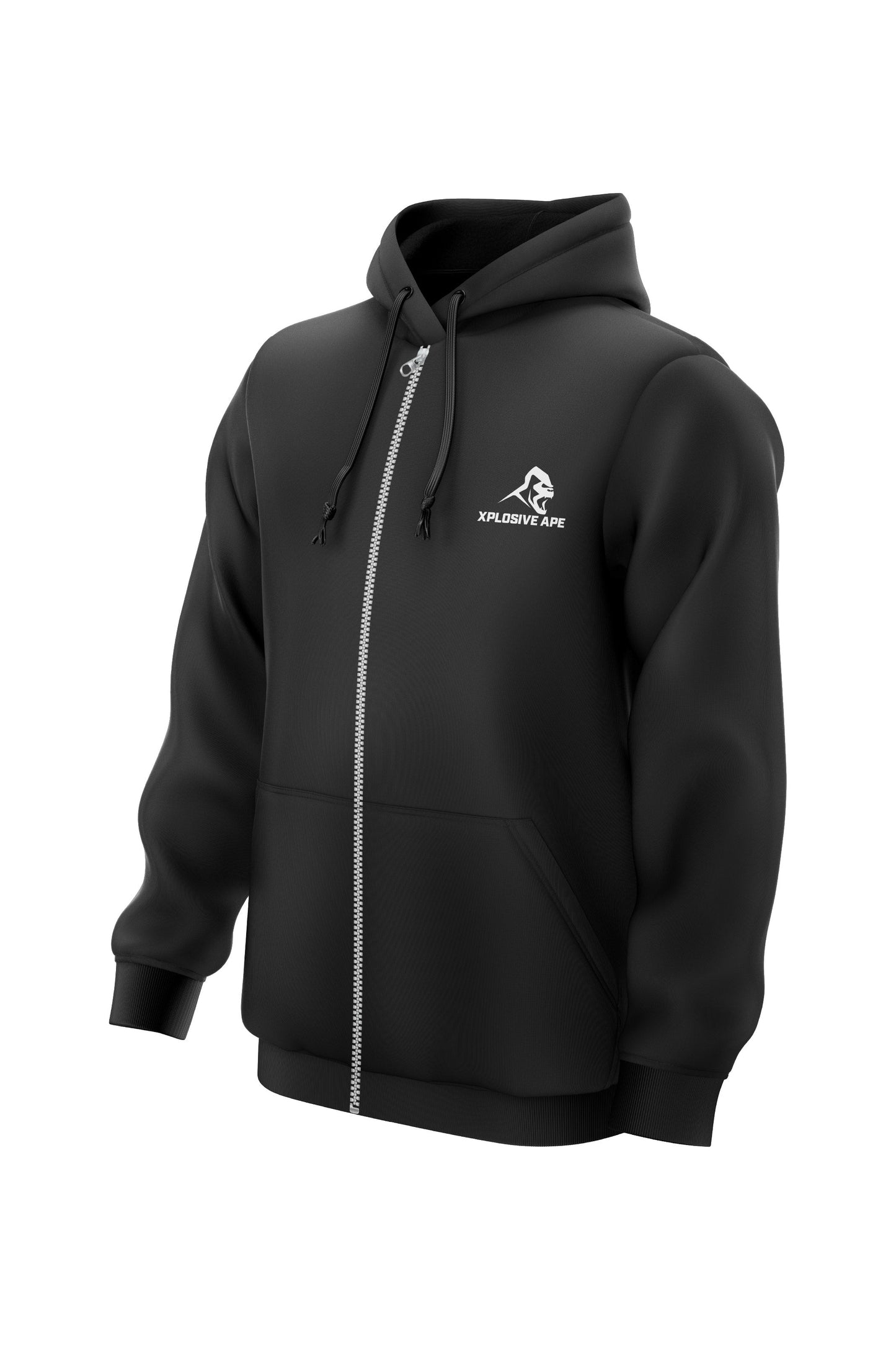 XAPE Prime V2 Zip Hoodie - Black Xplosive Ape