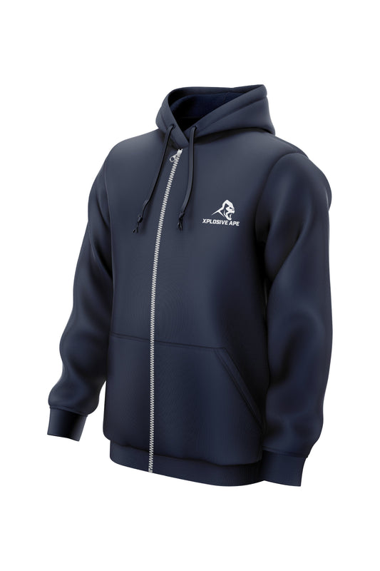 XAPE Prime V2 Zip Hoodie - Navy Xplosive Ape