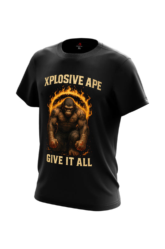XAPE Ring of Wrath Tee - Black Xplosive Ape