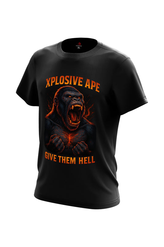 XAPE Savage Howl Tee - Black Xplosive Ape