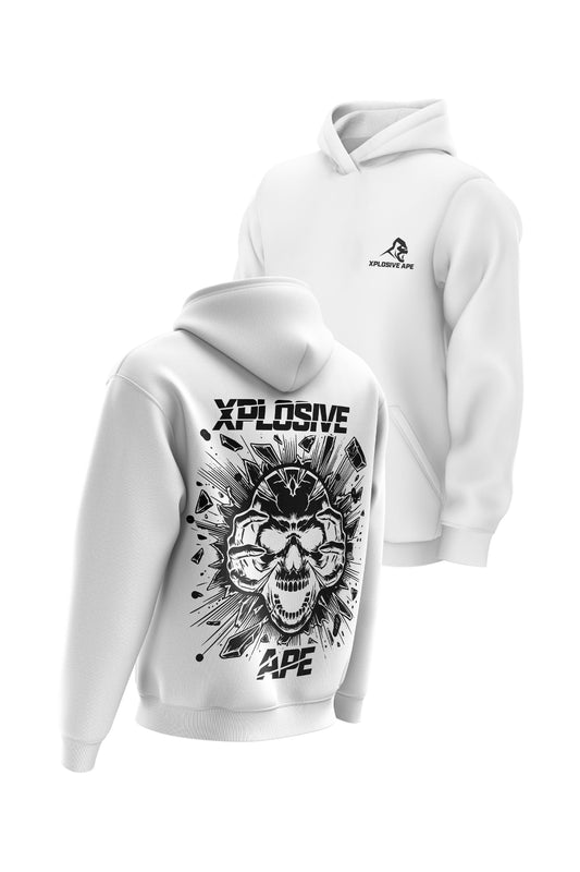 XAPE Shatter Hoodie - White Xplosive Ape