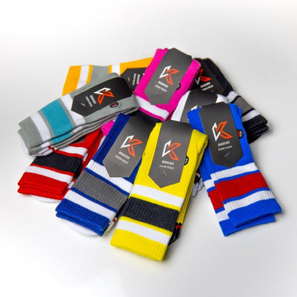 Solid Black Crew Sock