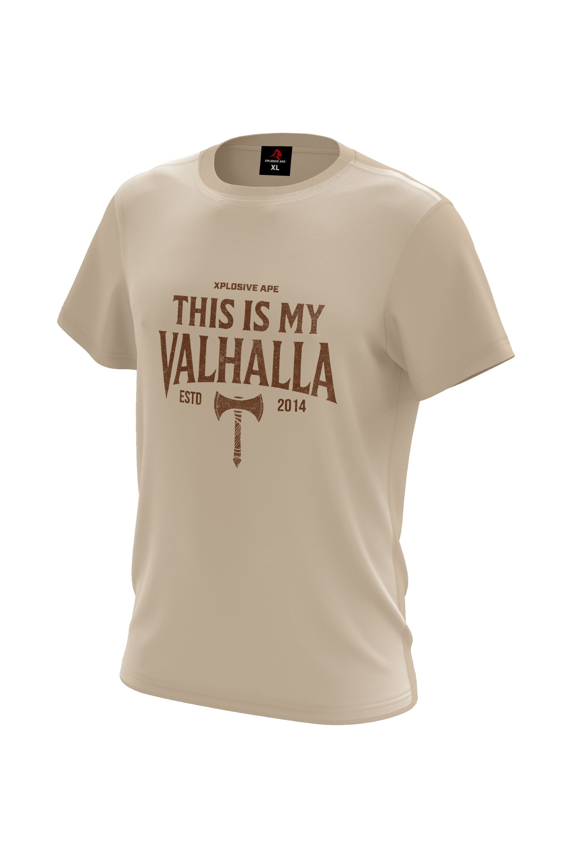 XAPE My Valhalla Tee - Sand Xplosive Ape