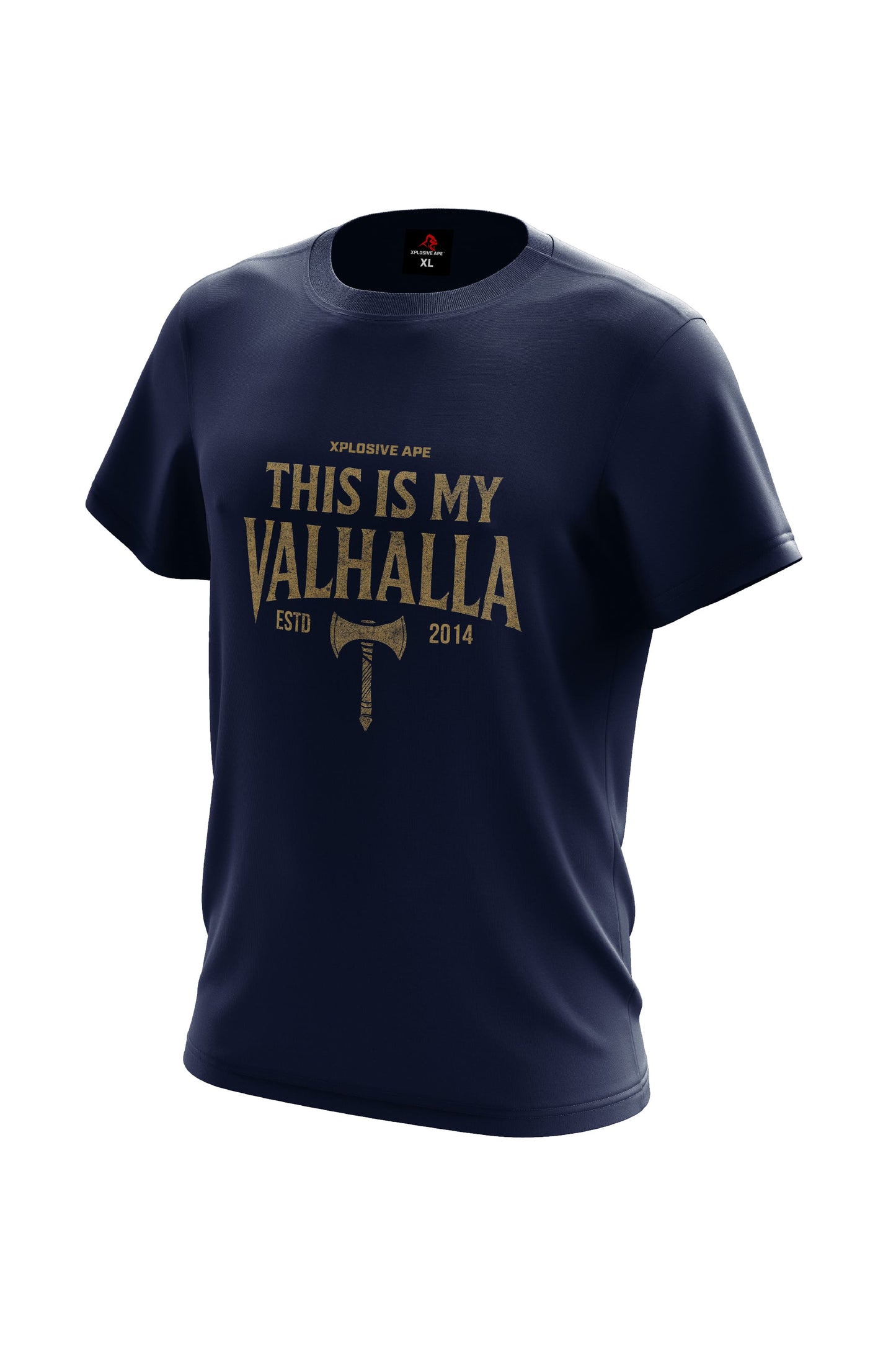 XAPE My Valhalla Tee - Navy Xplosive Ape