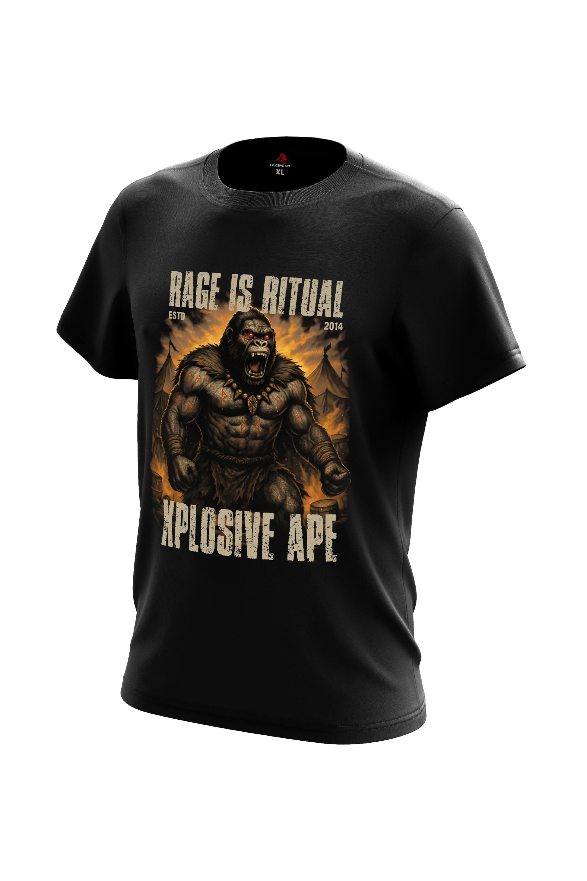 XAPE Rage Ritual Tee - Black Xplosive Ape