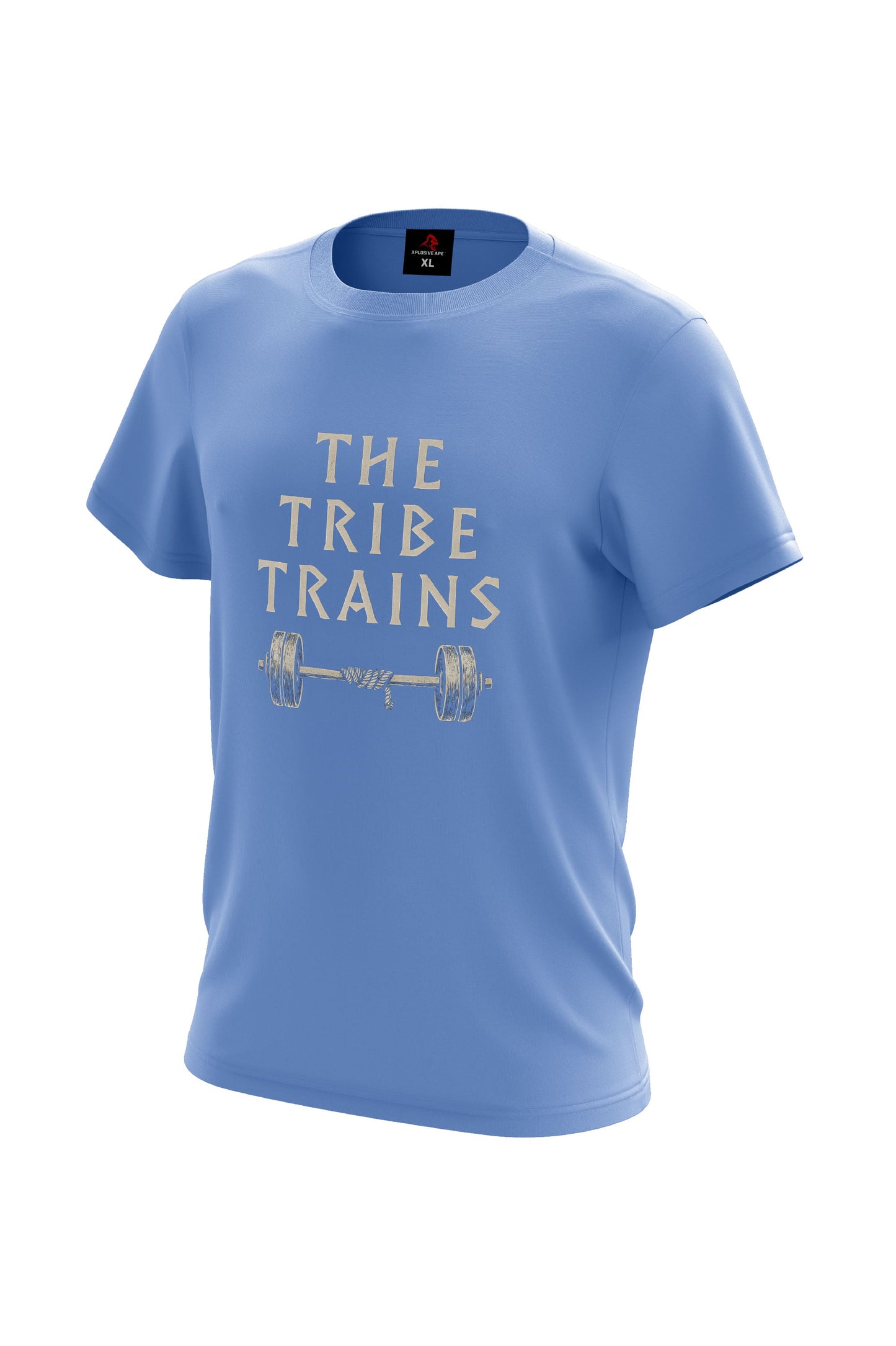 XAPE The Tribe Trains Tee - Carolina Blue Xplosive Ape