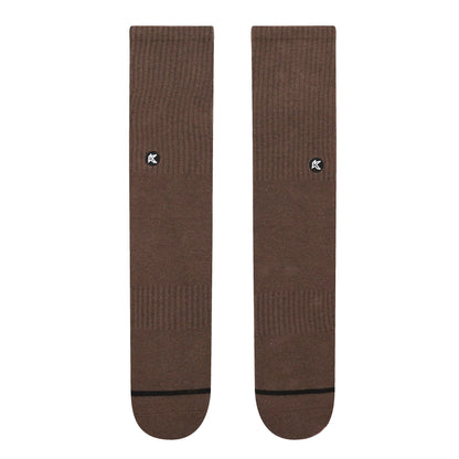 Walnut Crew Sock