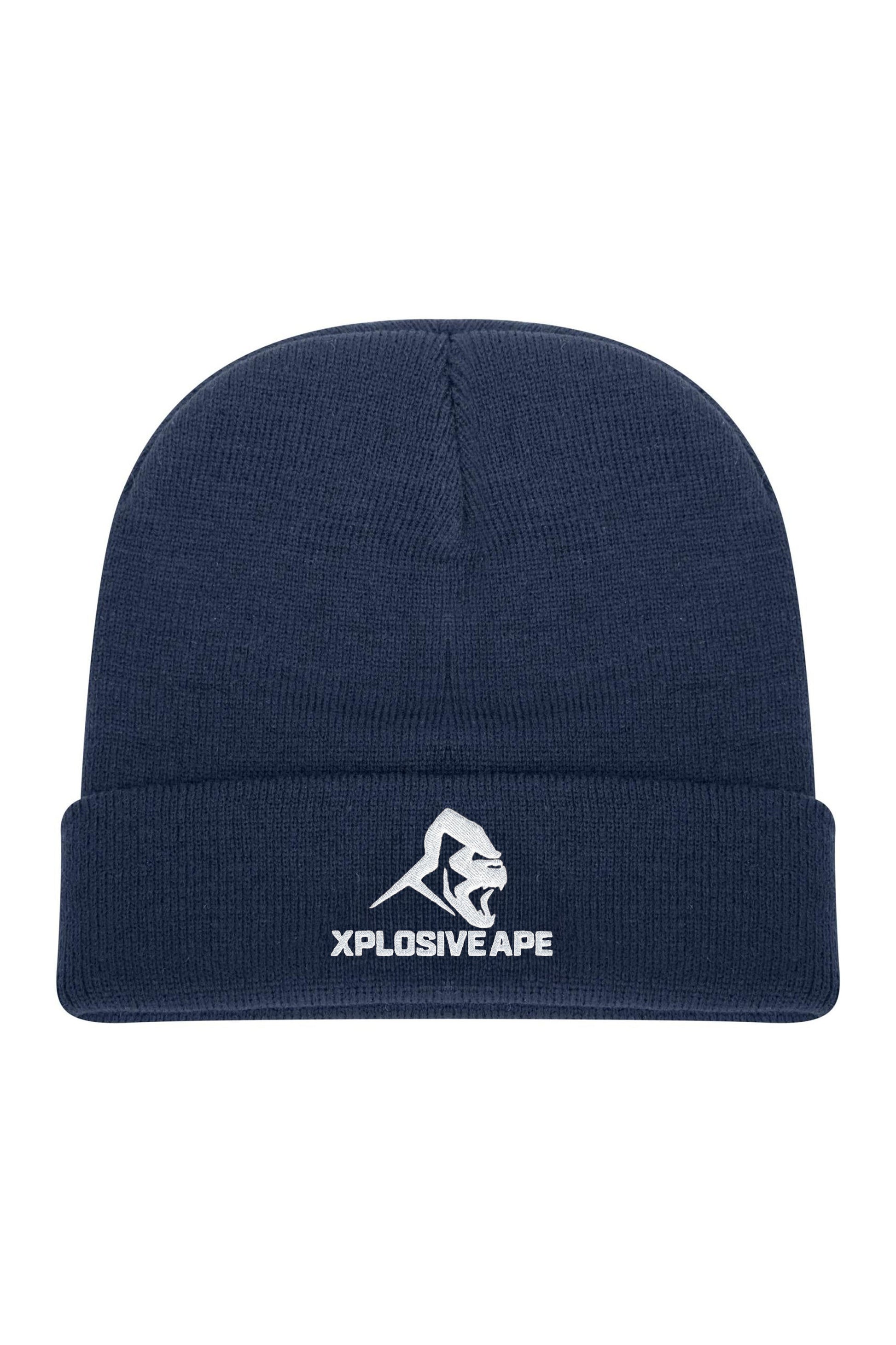 XAPE Prime Beanie - Navy Xplosive Ape