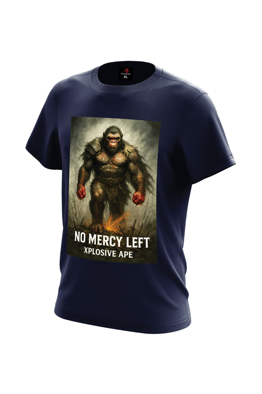 XAPE No Mercy Left Tee - Navy Xplosive Ape