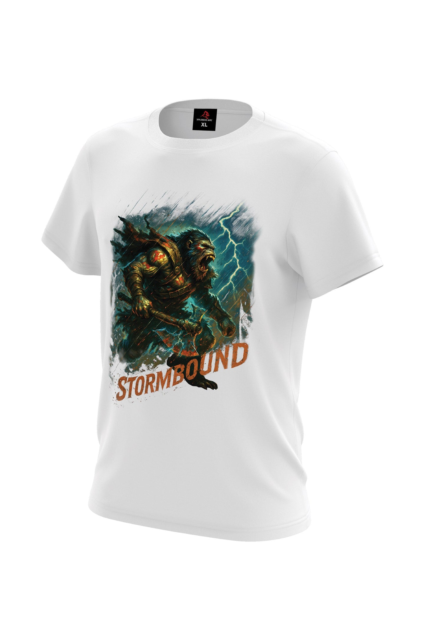 XAPE Stormbound Tee - White Xplosive Ape