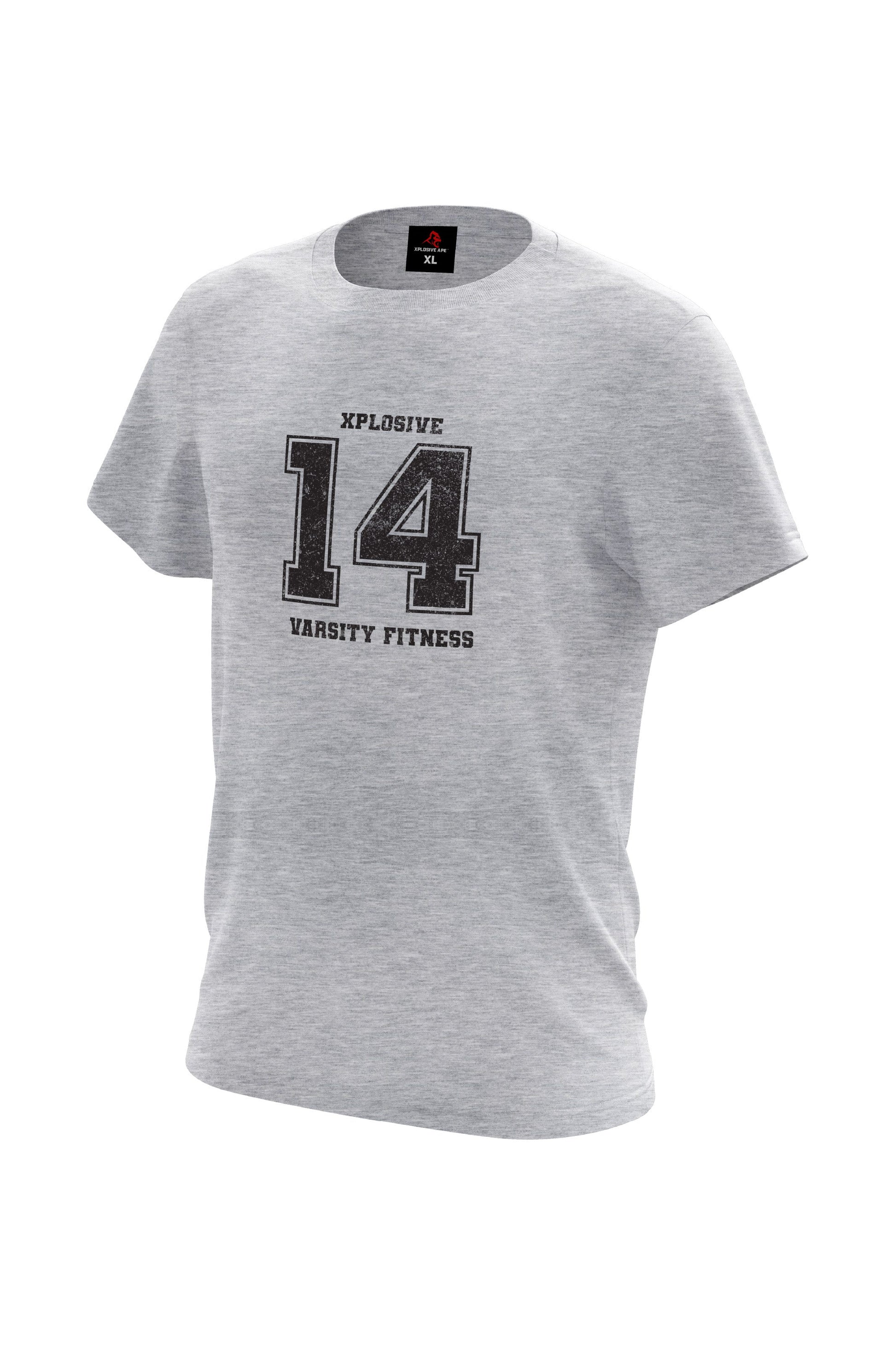 XAPE Unit Crew Tee - Sports Grey Xplosive Ape