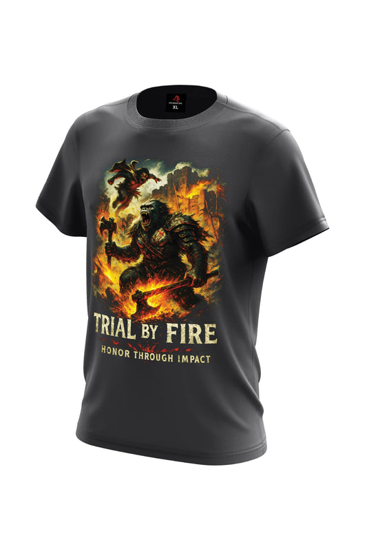 XAPE Trial By Fire V2 Tee - Charcoal Xplosive Ape