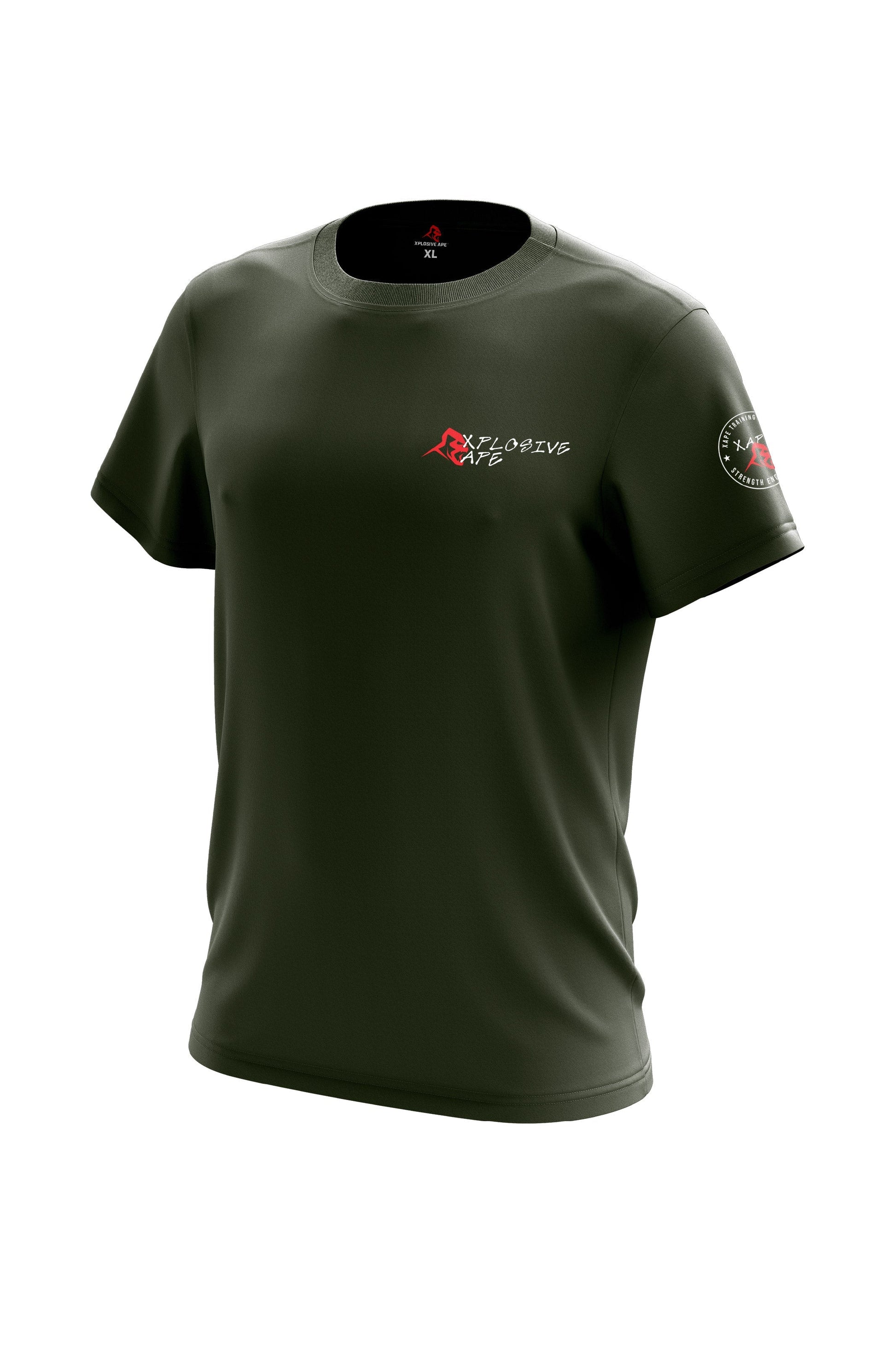 XAPE XP Standard Tee - Military Green Xplosive Ape