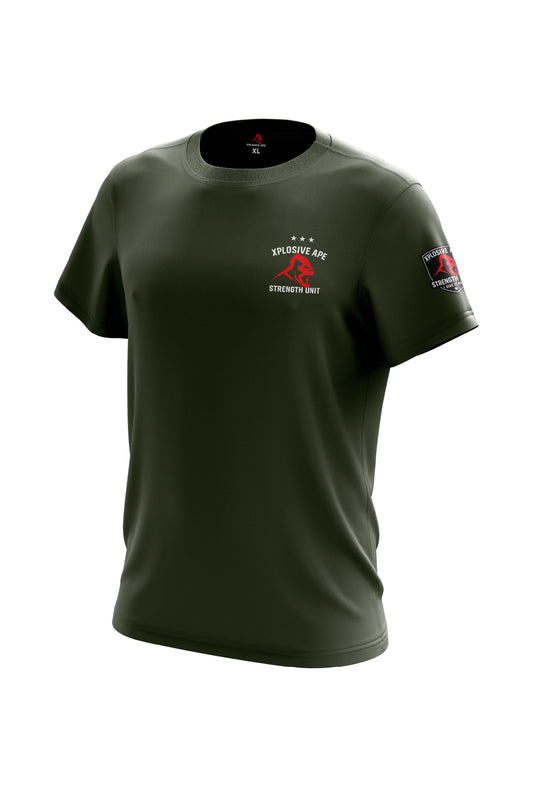 XAPE Primline Tee - Military Green Xplosive Ape