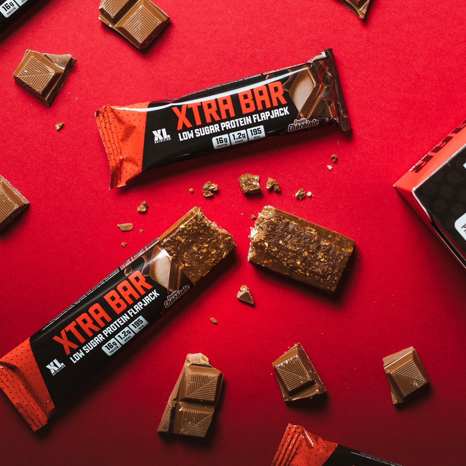 XL Nutrition XTRA Bar Protein Bar Flapjack Discount Supplements